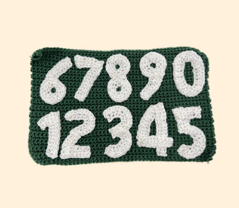Free Numbers Crochet Pattern 0-9