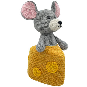 Amigurumi Pattern Mouse in Cheese