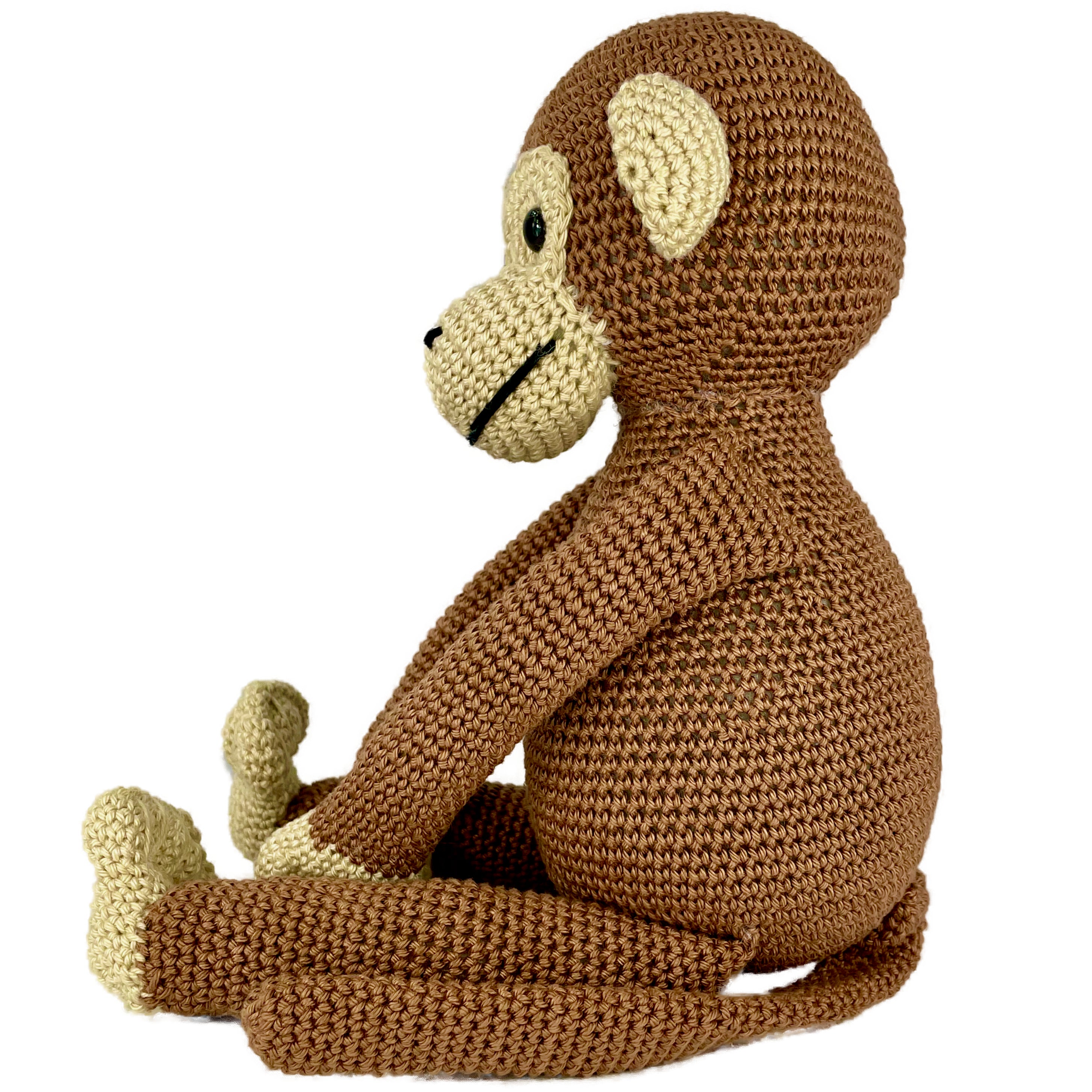Amigurumi Pattern Monkey Sammy side