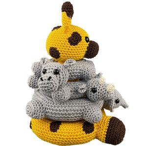 Amigurumi Kit Ringstacker Safari