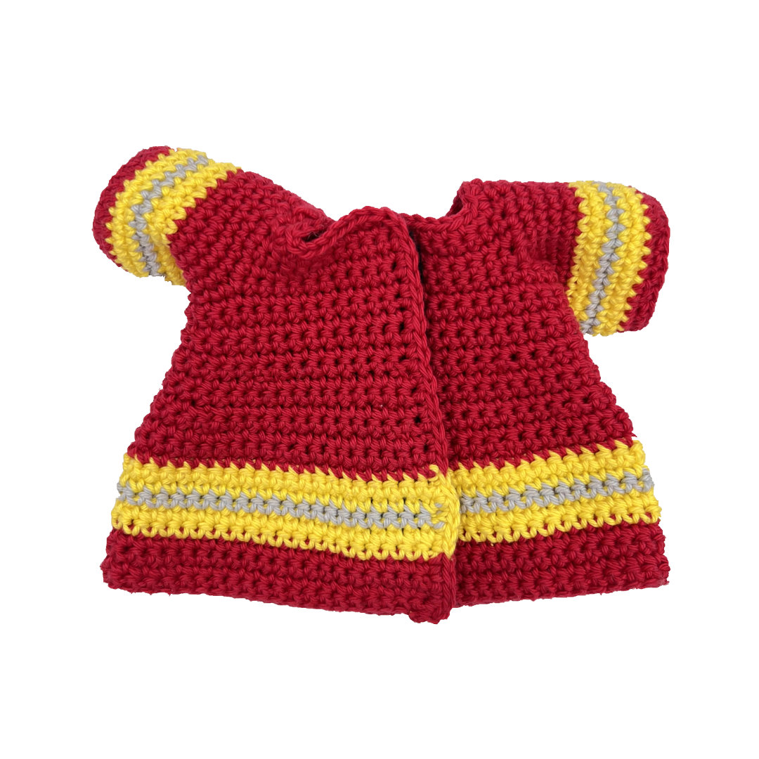 Crochet pattern Fireman Mouse Jacket