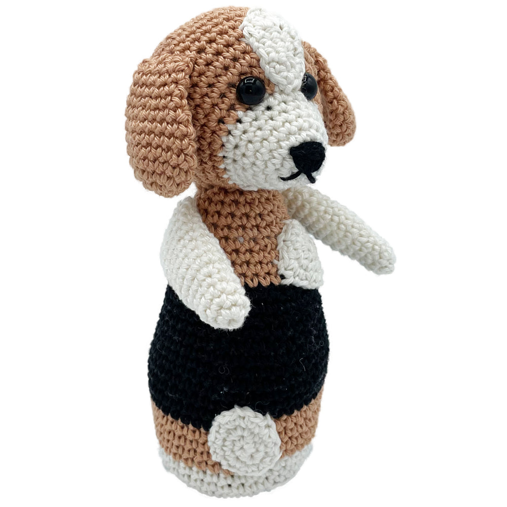 Crocheted Farm Skittle Dog