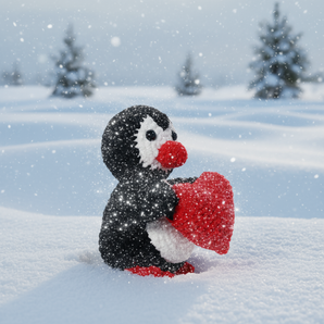 Haakpatroon Pinguïn Liefde