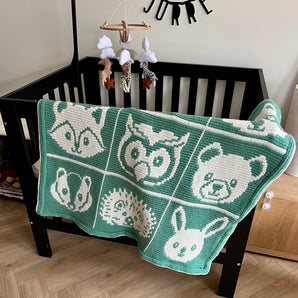 Mozaiek Haakpatroon Bosvriendjes Speelkleed
