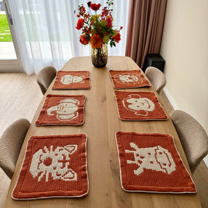 Overlay Mosaik Häkelmuster Kuschelige Weihnachtsdecke