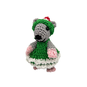 Crochet Pattern Christmas Clothing Mouse Dollhouse child