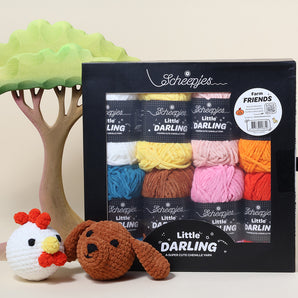 Crochet kit farm stress balls