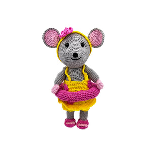 Crochet pattern Summer Mouse Fully Dressed