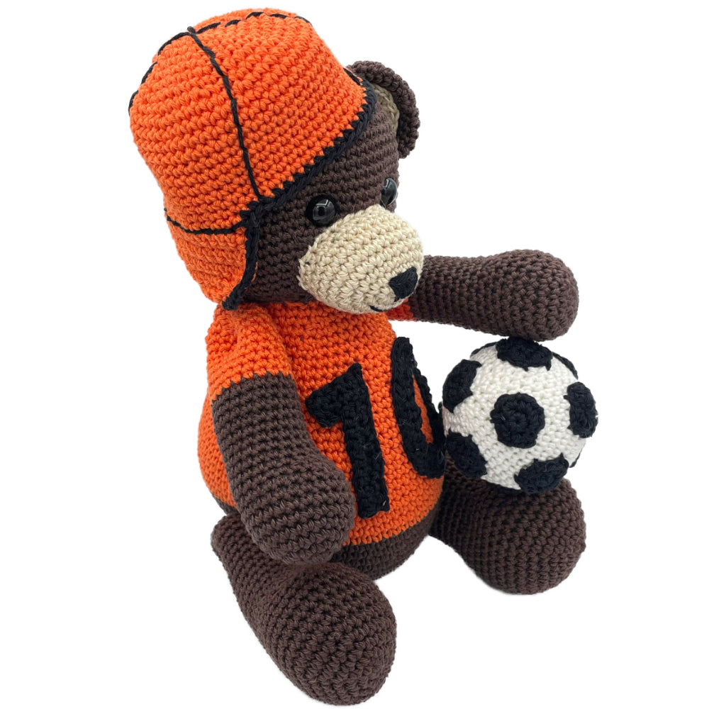 Amigurumi Pattern Soccer Bear