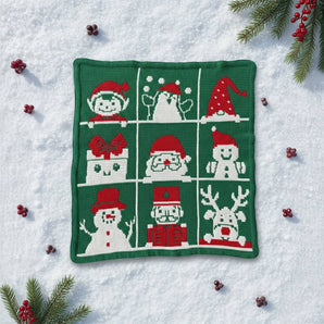 Overlay Mosaic Crochet Pattern Cosy Christmas Blanket