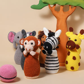 Mega Crochet pattern Safari Skittles Set