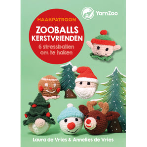 Mega haakpatroon Kerstvrienden stressballen 